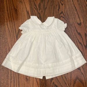 ⭐️SALE 2/$20 ⛄️ NWT 6M Boutique White Dress with Lace
